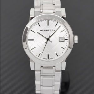 Burberry Silver Dial Stainless Steel Quartz Ladies Watch BU9144